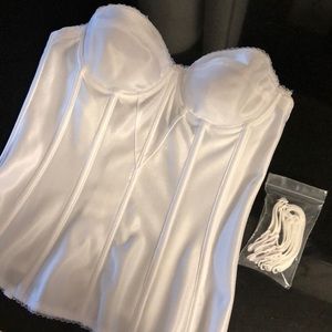 David’s Bridal Dominique bridal corset bra- intimate apparel